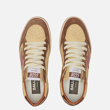 картинка Женские кроссовки Golden Goose Ball Star Suede Star, GWF00117.F008709.83402 магазин Одежда+ являющийся официальным дистрибьютором в России 