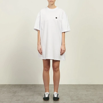 картинка Женское платье MSGM The M Wave, 4041MDA84D 267002 01 магазин Одежда+ являющийся официальным дистрибьютором в России 