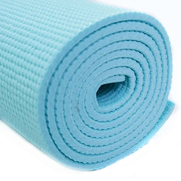 картинка Коврик для йоги ПВХ Liveup LS3231C-BLUE (синий с рисунком) магазин Одежда+ являющийся официальным дистрибьютором в России 