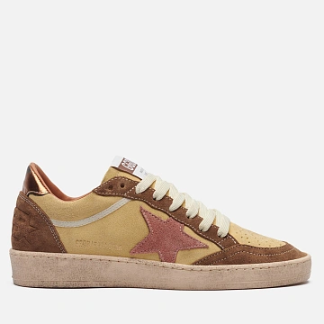 картинка Женские кроссовки Golden Goose Ball Star Suede Star, GWF00117.F008709.83402 магазин Одежда+ являющийся официальным дистрибьютором в России 