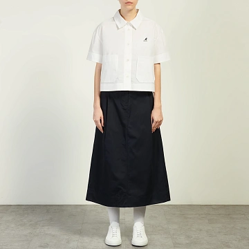 картинка Женская юбка Kangol Tuck, SK8124-NAVY магазин Одежда+ являющийся официальным дистрибьютором в России 