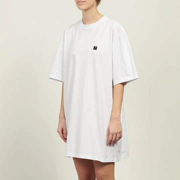 картинка Женское платье MSGM The M Wave, 4041MDA84D 267002 01 магазин Одежда+ являющийся официальным дистрибьютором в России 