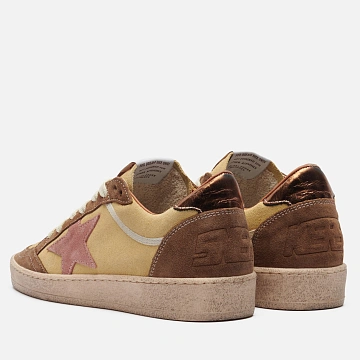 картинка Женские кроссовки Golden Goose Ball Star Suede Star, GWF00117.F008709.83402 магазин Одежда+ являющийся официальным дистрибьютором в России 