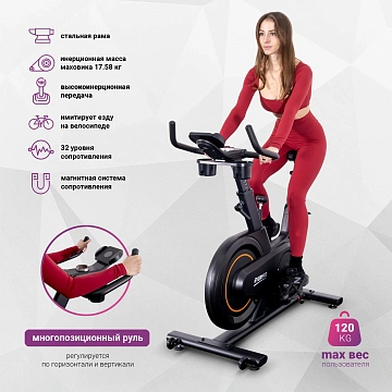 картинка Велотренажер Everyfit IC913S, спин-байк магазин Одежда+ являющийся официальным дистрибьютором в России 