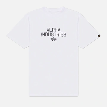 картинка Мужская футболка Alpha Industries Target Backprint, 268511-09 магазин Одежда+ являющийся официальным дистрибьютором в России 