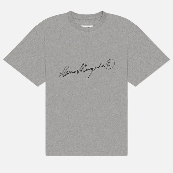 картинка Женская футболка Maison Margiela MM6 Handwritten Print, S52GC0368-M20170-856M от магазина Одежда+